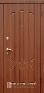 Входная дверь из МДФ для частного дома №215 внешняя - фото