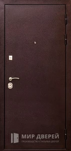 Дверь входная сенатор с зеркалом №74 внешняя - фото