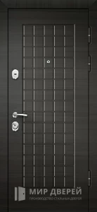 Железная дверь МДФ входная №170 внешняя - фото