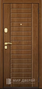 Входная дверь с МДФ в хрущевку №83 внешняя - фото