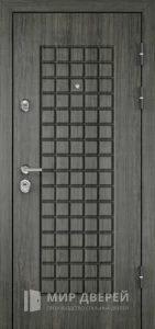 Входная дверь МДФ для коттеджа №104 внешняя - фото