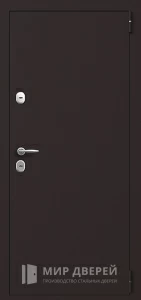 Антивандальная дверь с терморазрывом порошок и МДФ №48 внешняя - фото